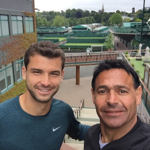 Roger Rasheed & Grigor Dimitrov Wimbledon